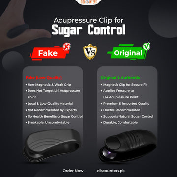 Acupressure Clip for Sugar Control